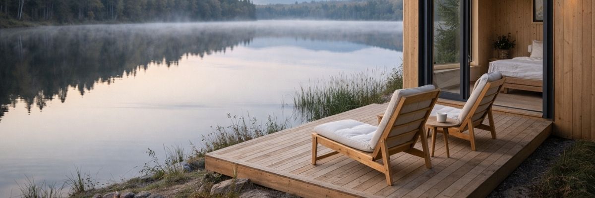 Göl Kenarında Sade ve Minimalist Bir Yaşam Mümkün mü